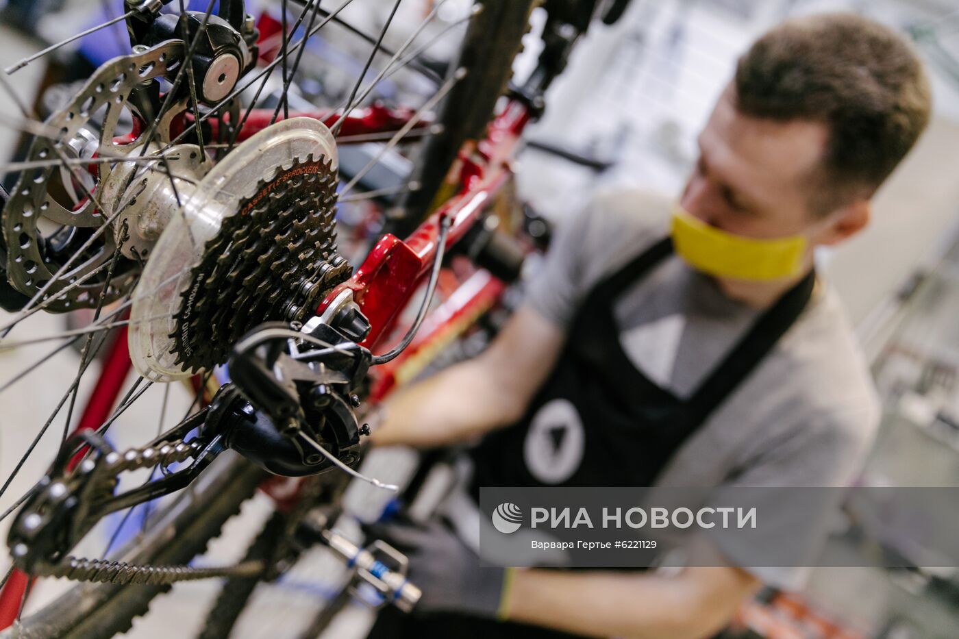 Работа веломастерской в Иванове