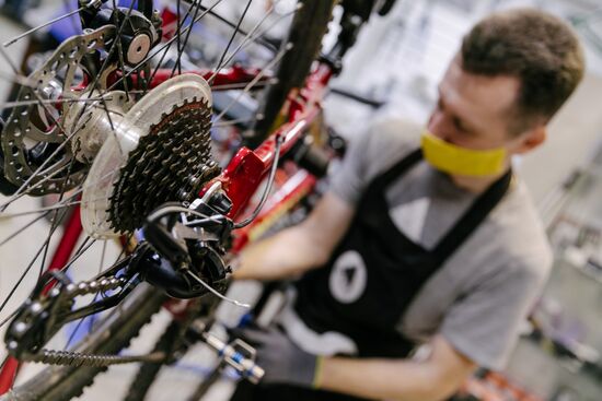 Работа веломастерской в Иванове