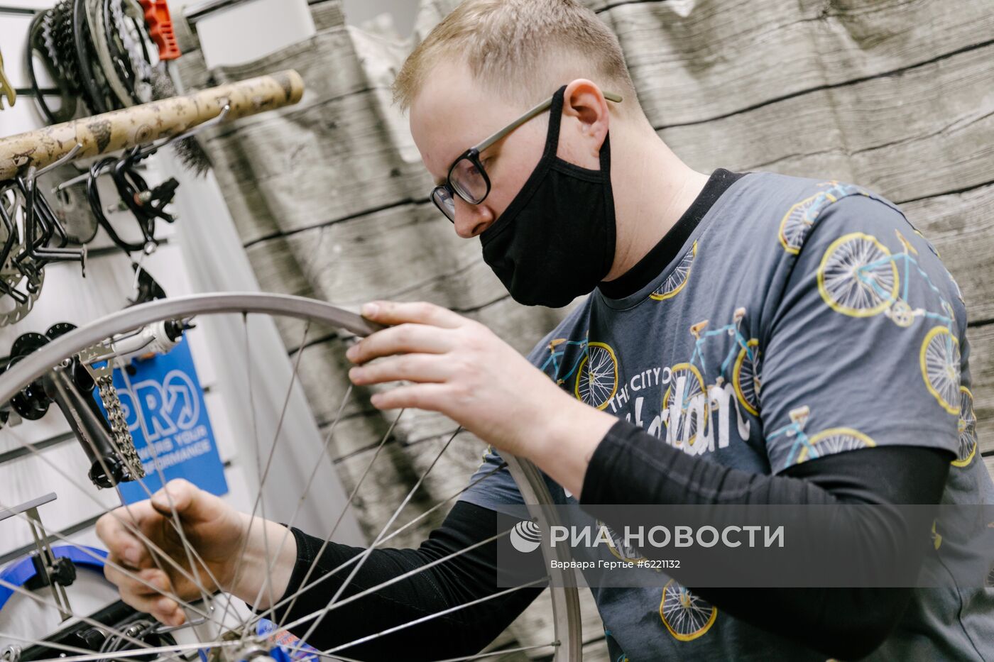 Работа веломастерской в Иванове