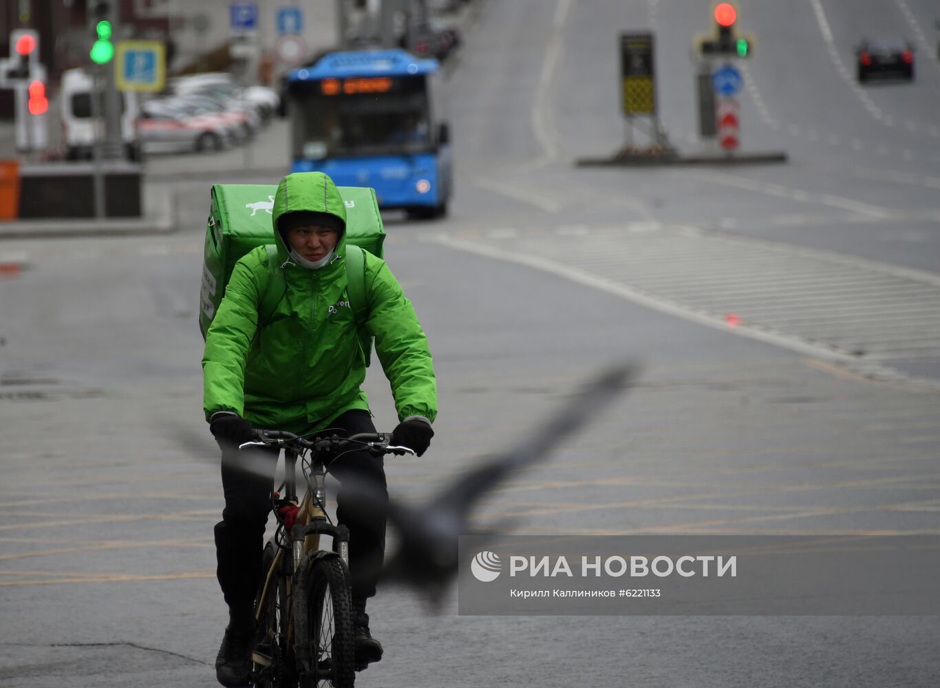 Москва во время режима самоизоляции жителей