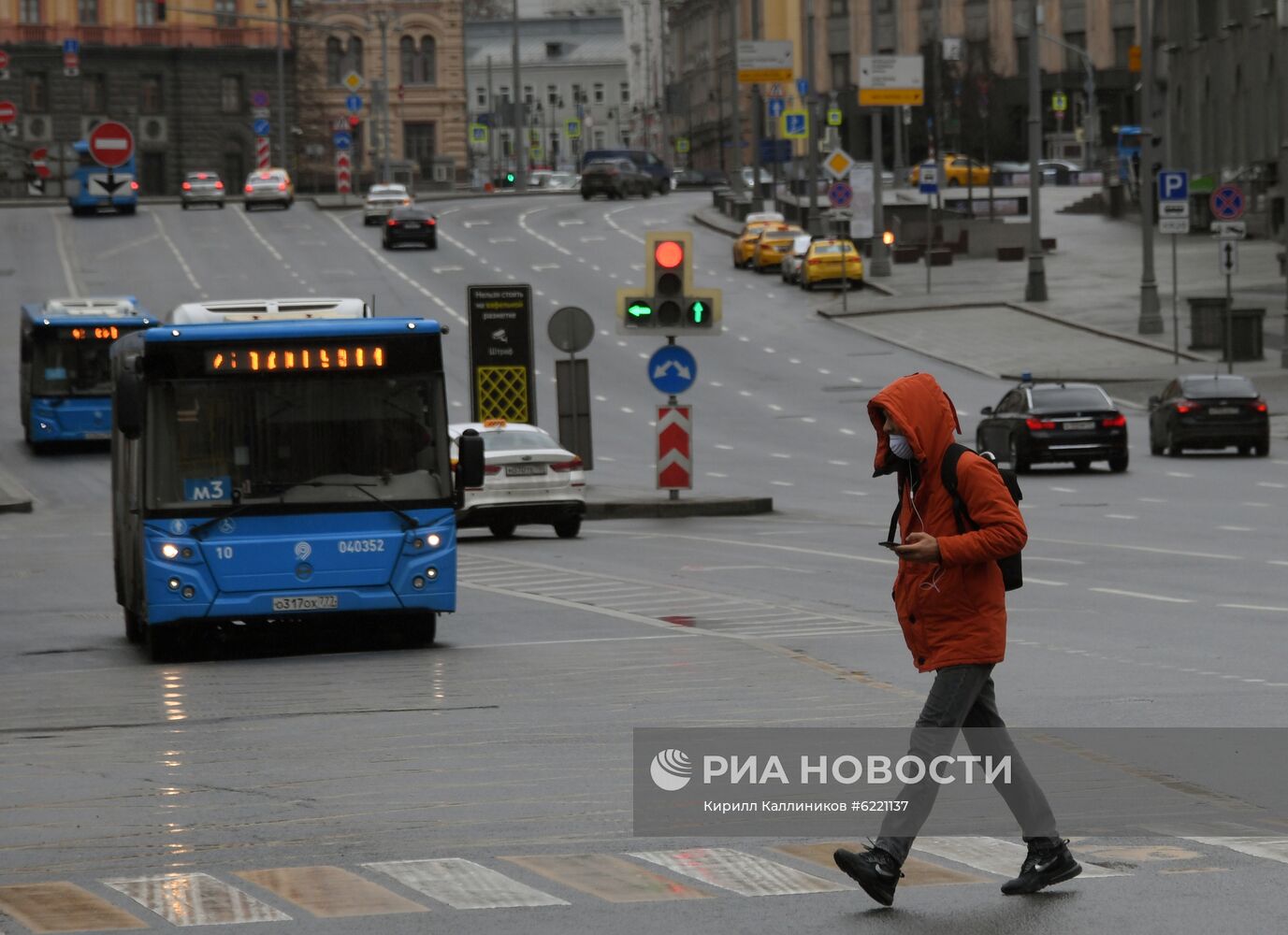 Москва во время режима самоизоляции жителей