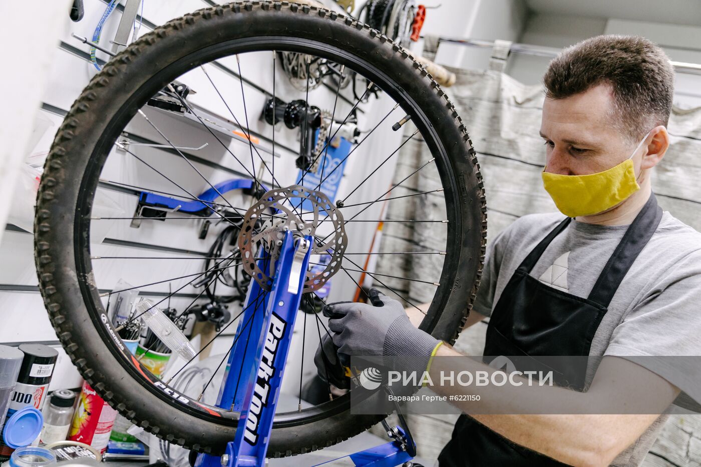 Работа веломастерской в Иванове