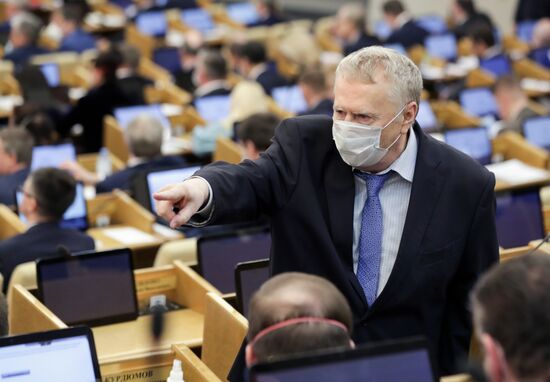 Пленарное заседание Госдумы РФ