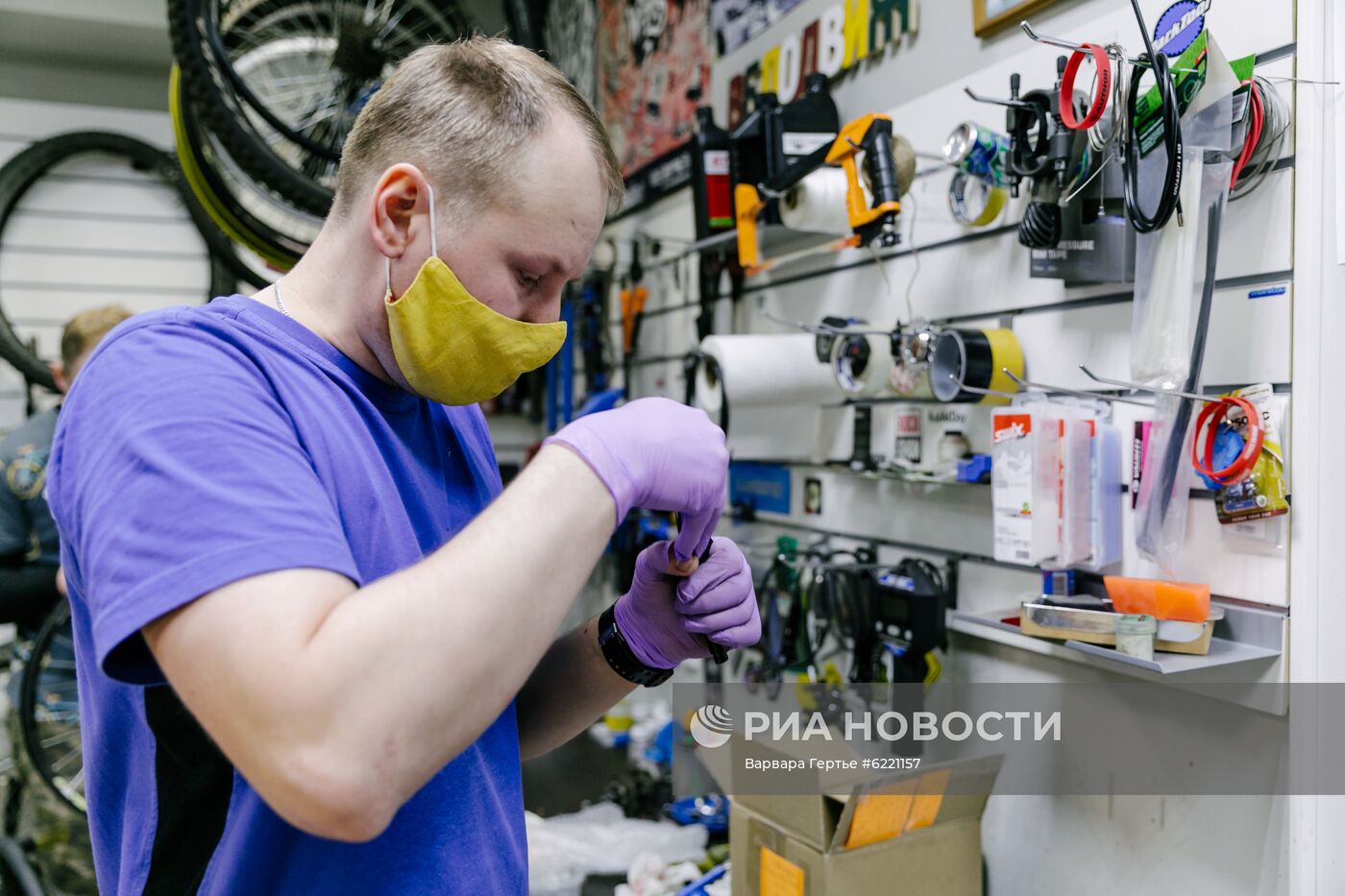 Работа веломастерской в Иванове