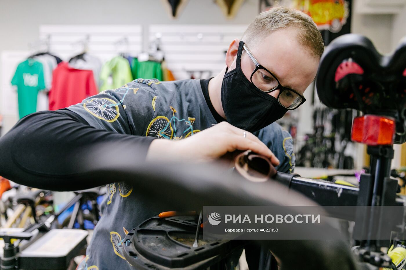 Работа веломастерской в Иванове