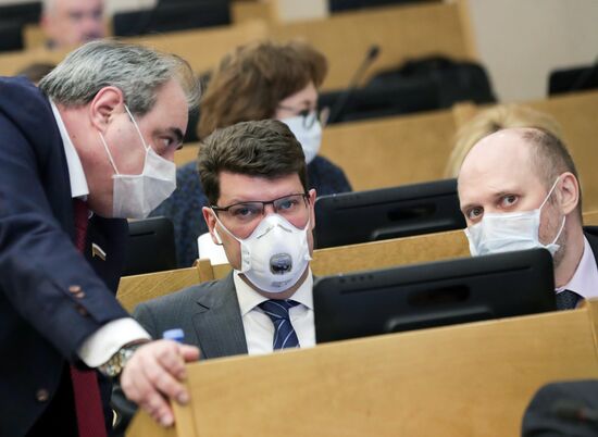 Пленарное заседание Госдумы РФ