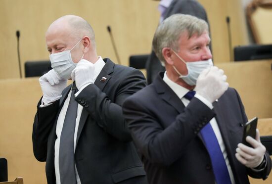 Пленарное заседание Госдумы РФ