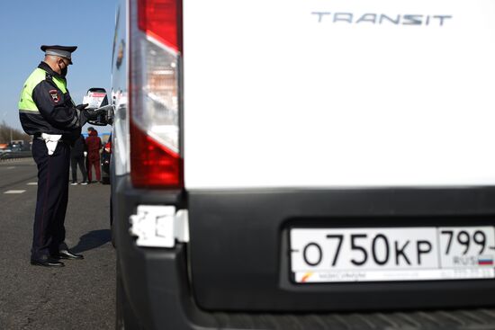 Блокпосты на въезде в Краснодар