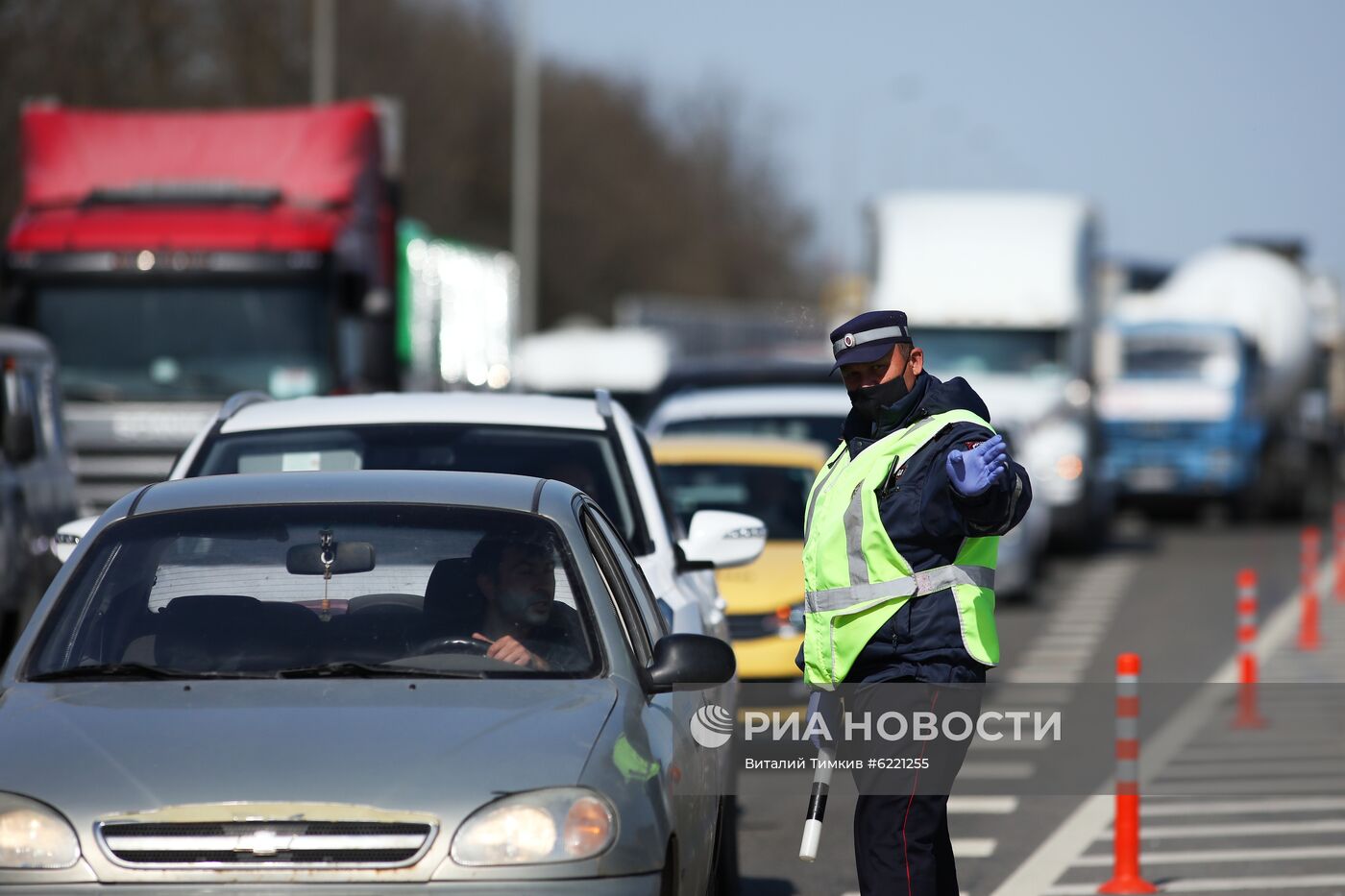 Блокпосты на въезде в Краснодар