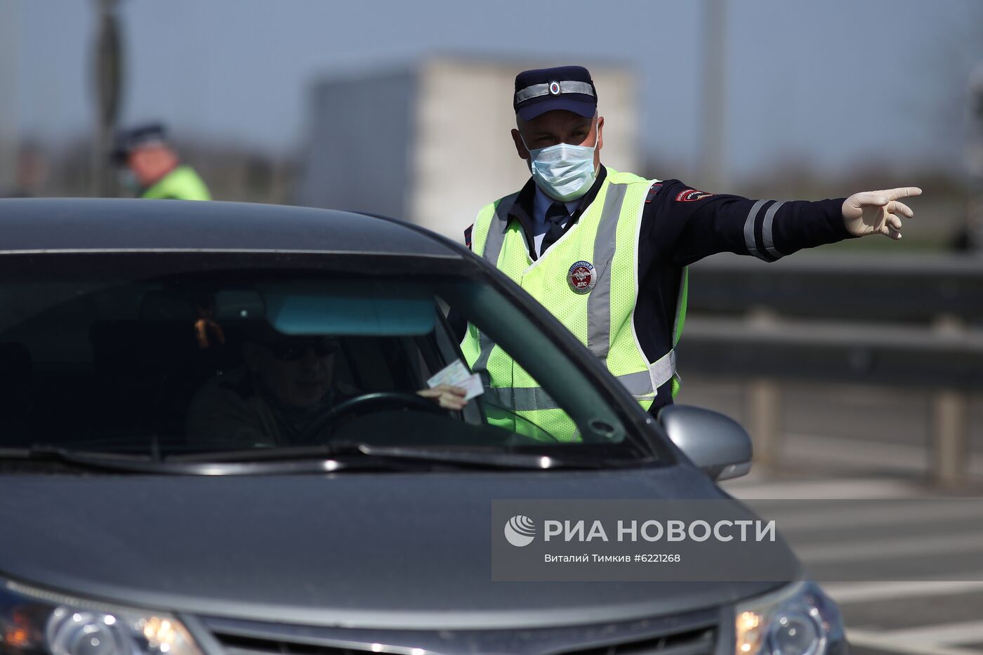 Блокпосты на въезде в Краснодар