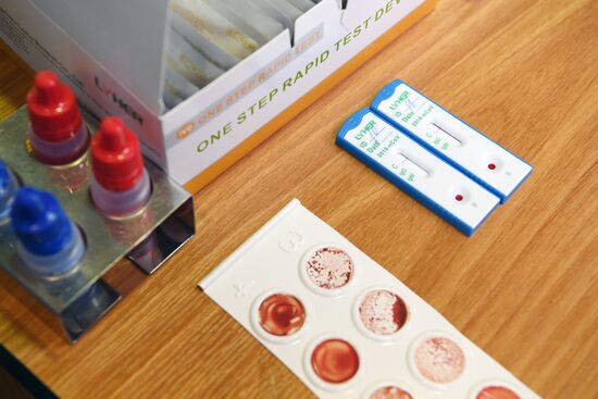 Сдача крови сотрудниками Росгвардии