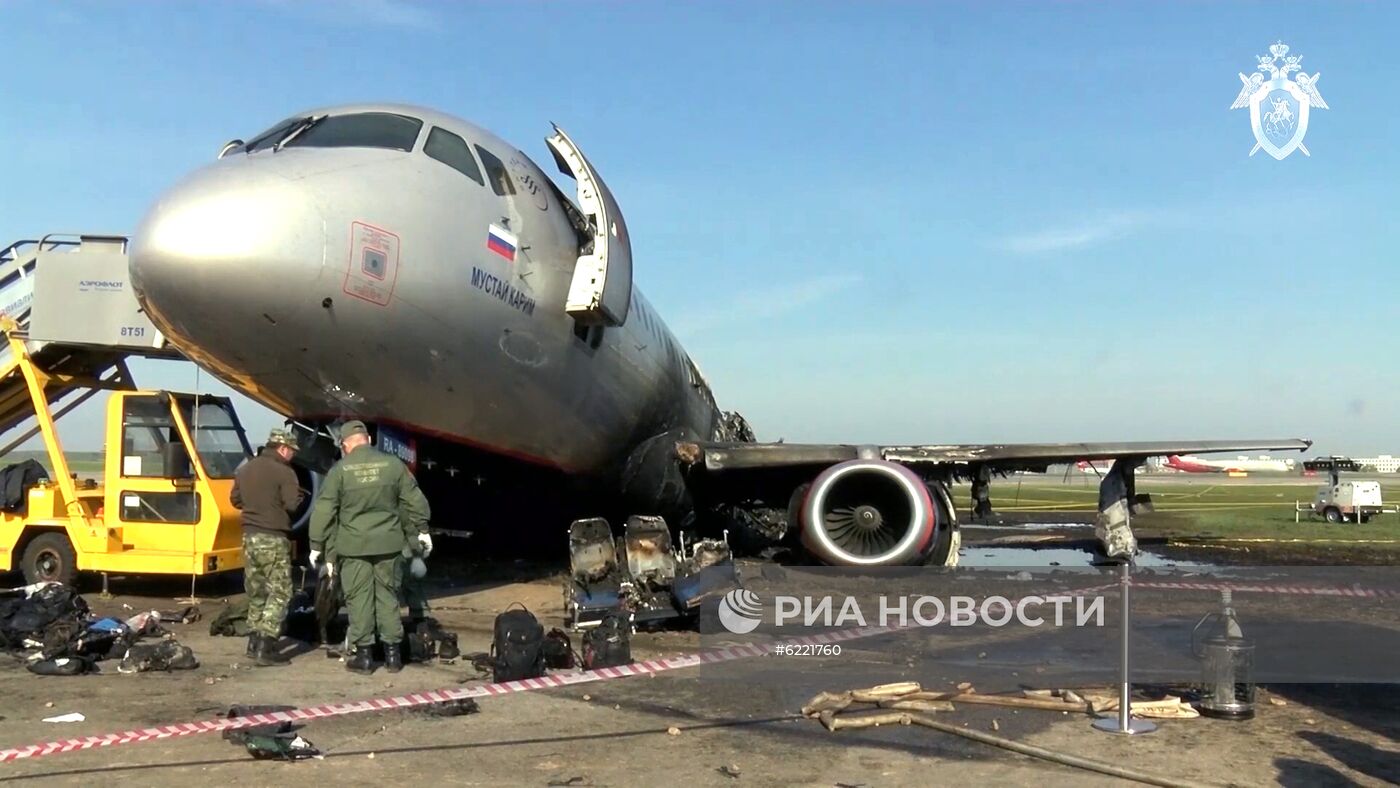 СК РФ завершил расследование крушения Superjet в Шереметьево