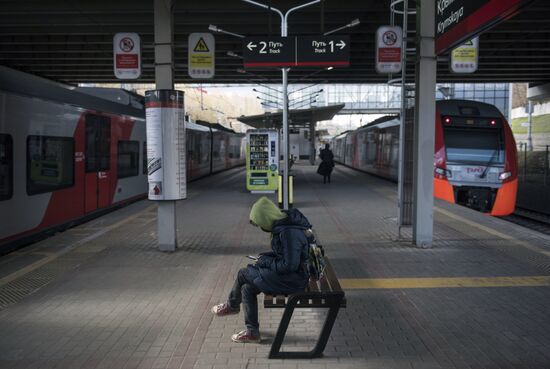 Московский транспорт в условиях режима самоизоляции жителей