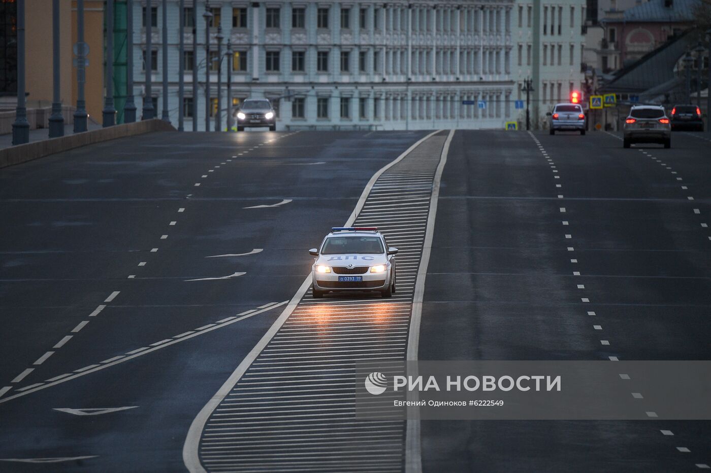 Москва во время режима самоизоляции жителей