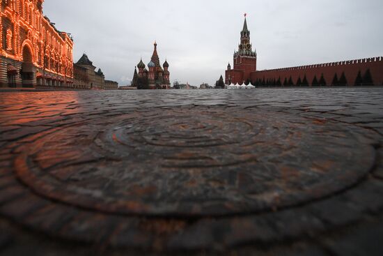 Москва во время режима самоизоляции жителей
