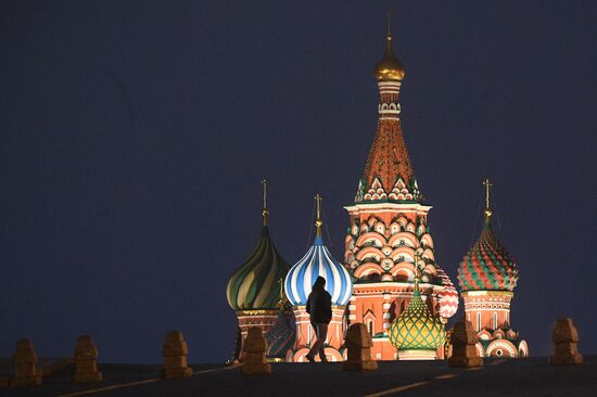 Москва во время режима самоизоляции жителей