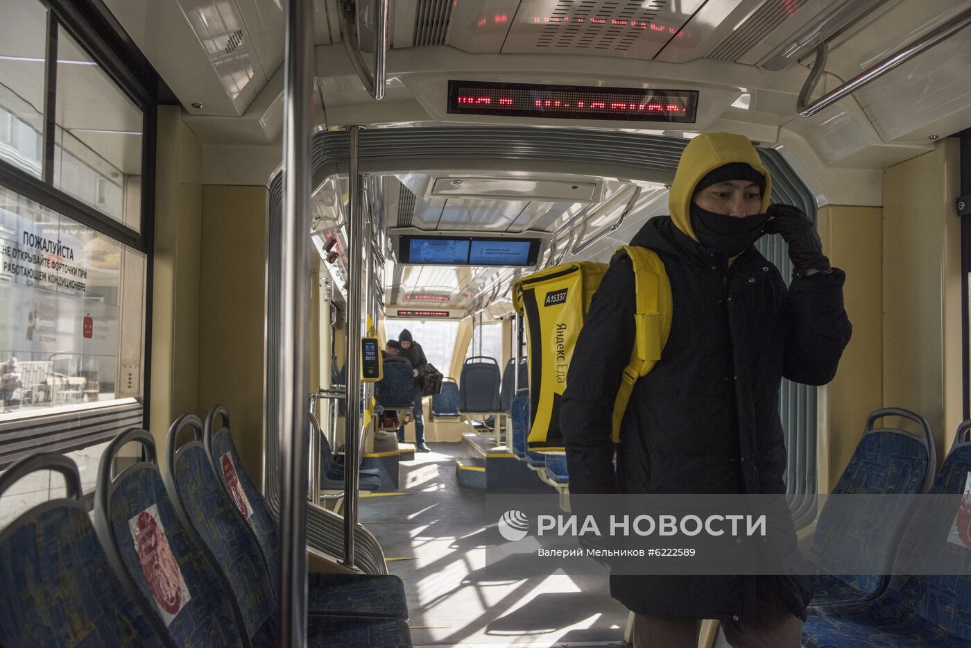 Московский транспорт в условиях режима самоизоляции жителей