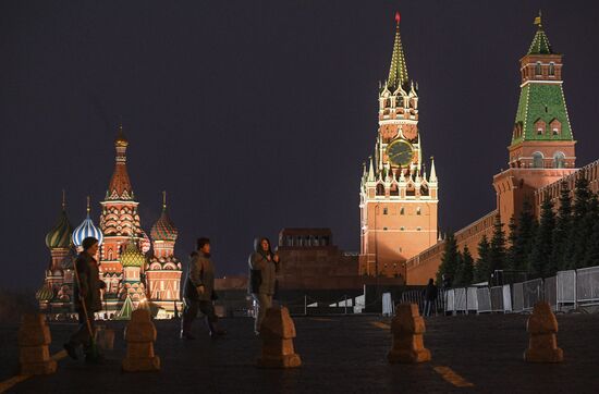 Москва во время режима самоизоляции жителей