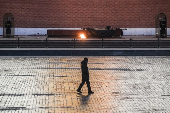 Москва во время режима самоизоляции жителей