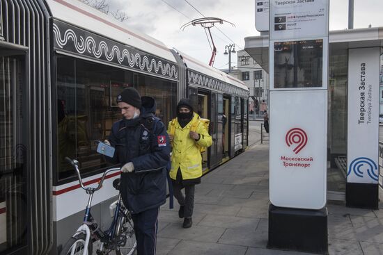 Московский транспорт в условиях режима самоизоляции жителей