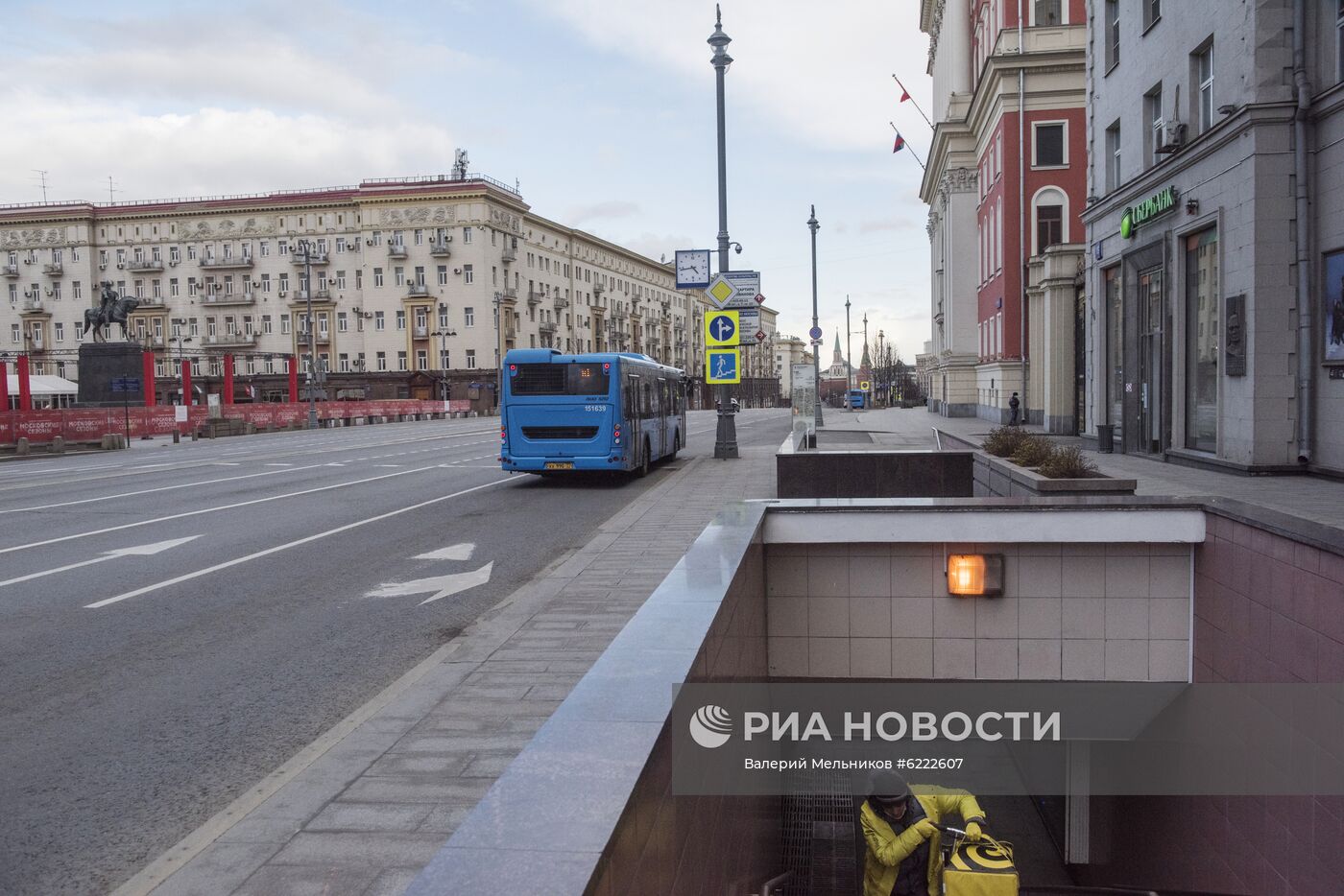 Московский транспорт в условиях режима самоизоляции жителей