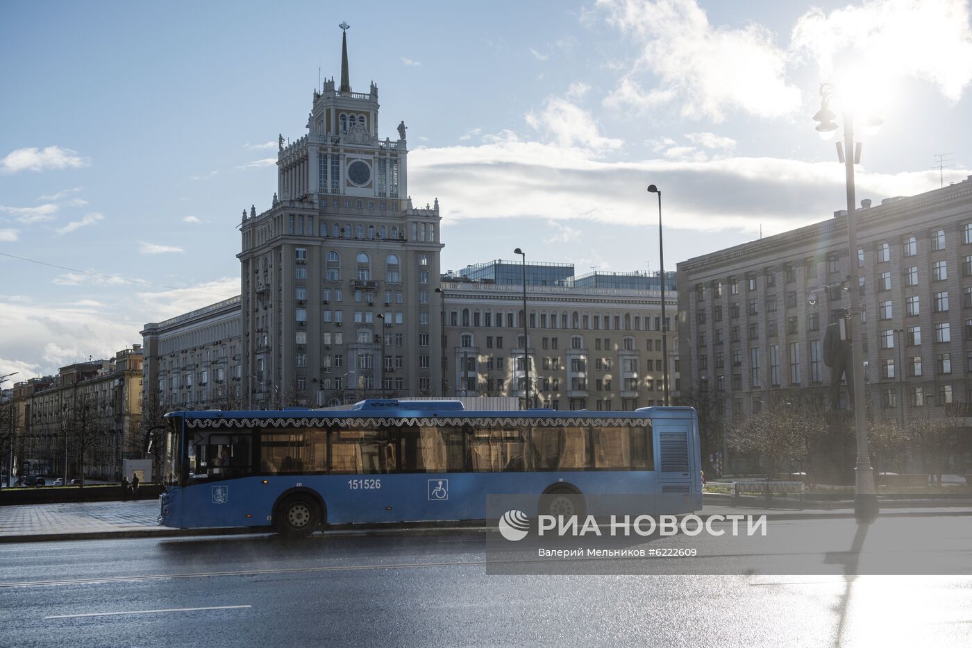 Московский транспорт в условиях режима самоизоляции жителей