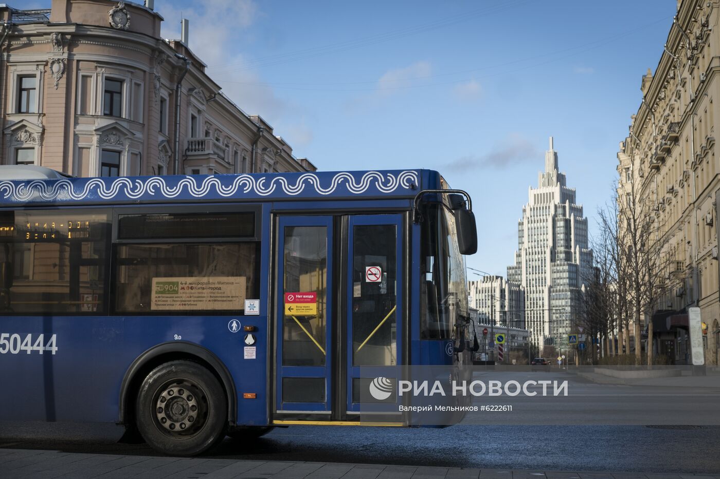 Московский транспорт в условиях режима самоизоляции жителей