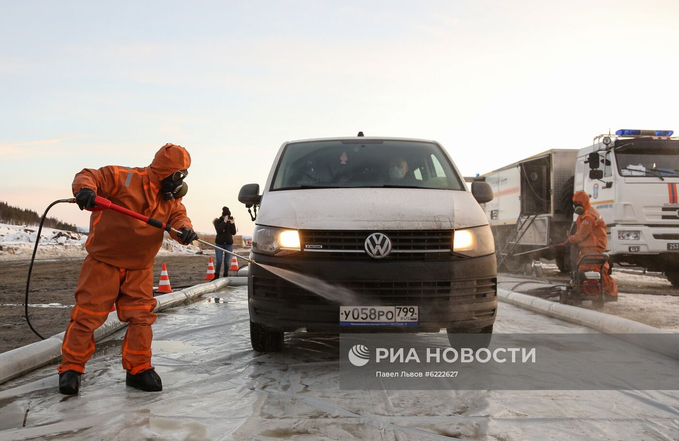 В Мурманской области МЧС разворачивает мобильный госпиталь