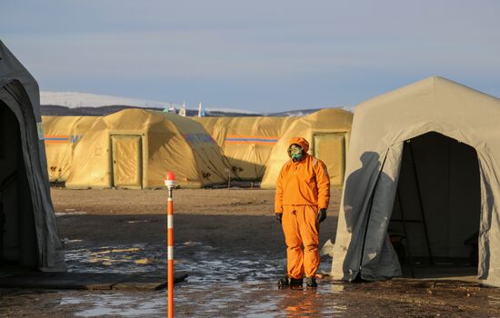 В Мурманской области МЧС разворачивает мобильный госпиталь