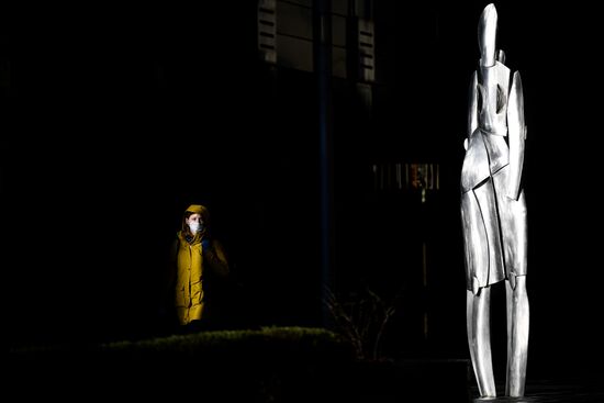 Москва во время режима самоизоляции жителей