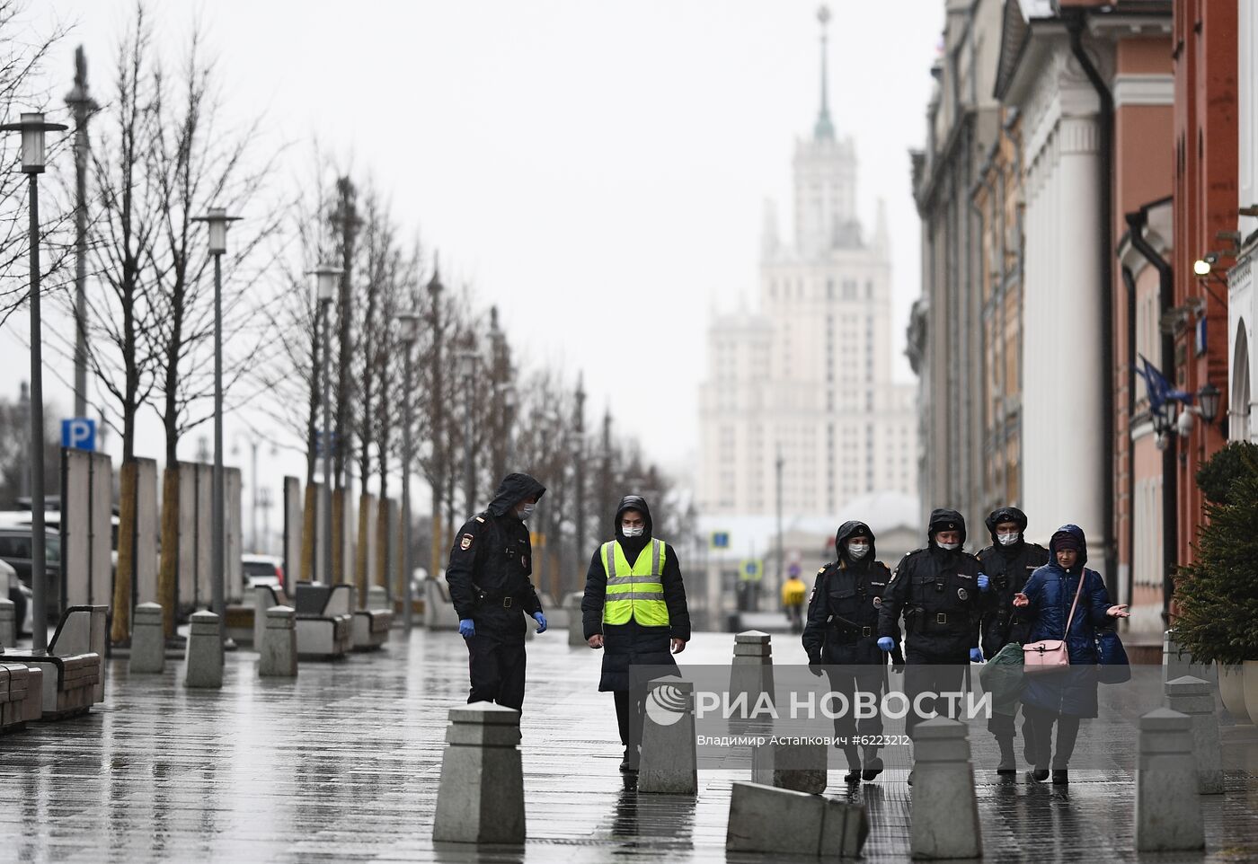 Москва во время режима самоизоляции жителей