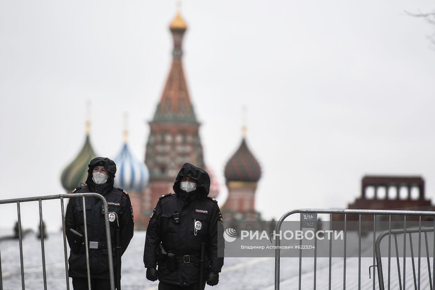 Москва во время режима самоизоляции жителей