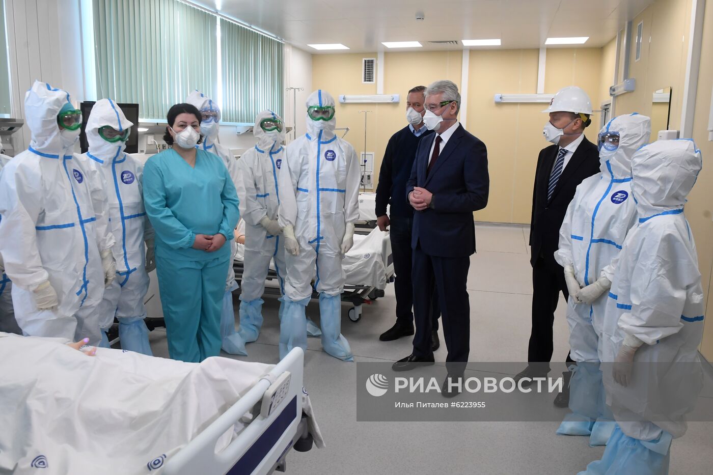 Открытие инфекционного центра в Новой Москве