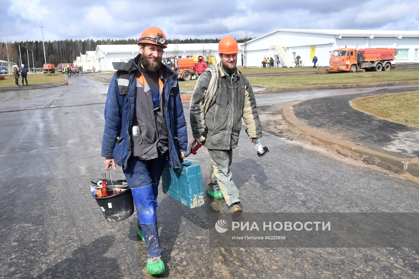 Открытие инфекционного центра в Новой Москве