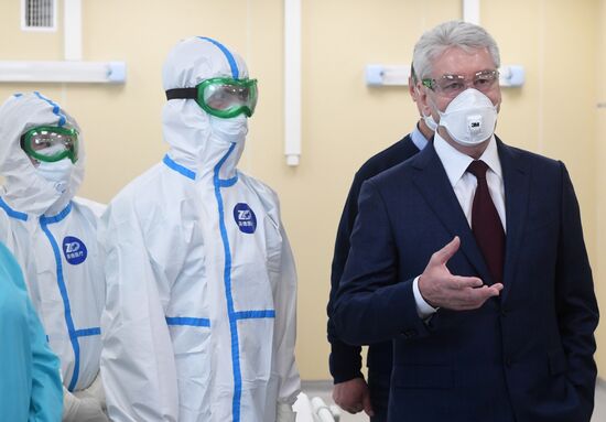 Открытие инфекционного центра в Новой Москве