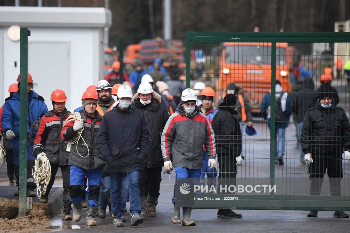 Открытие инфекционного центра в Новой Москве