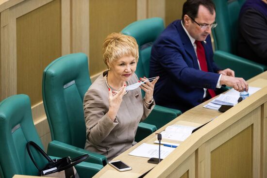 Заседание Совета Федерации РФ 