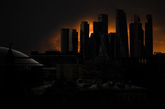 Деловой центр "Москва-Сити".