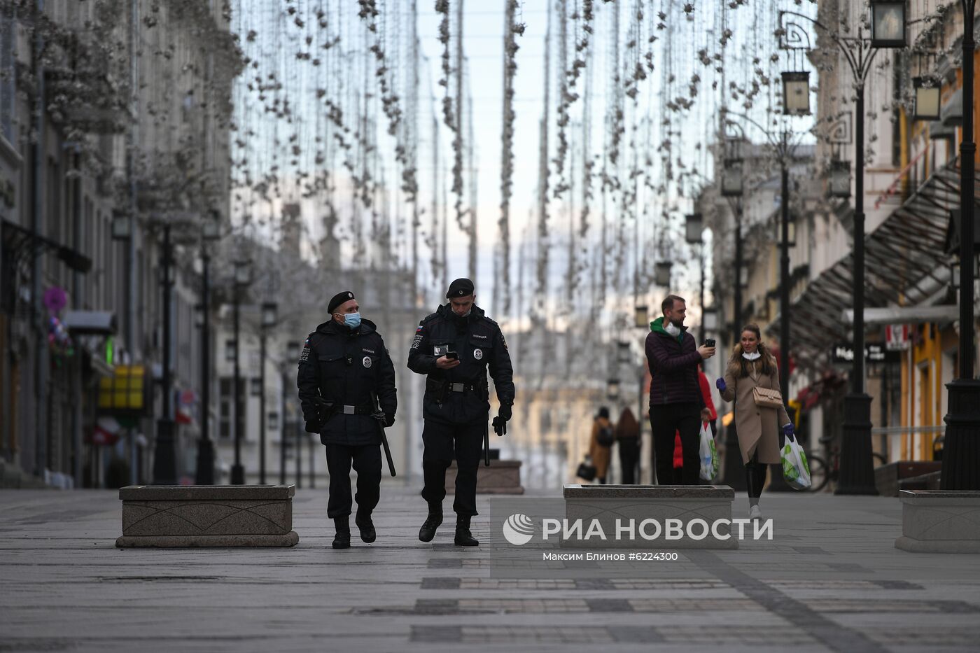 Москва во время режима самоизоляции жителей