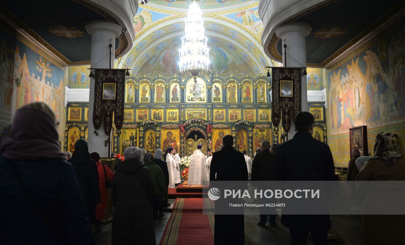 Пасхальное богослужение в регионах России 