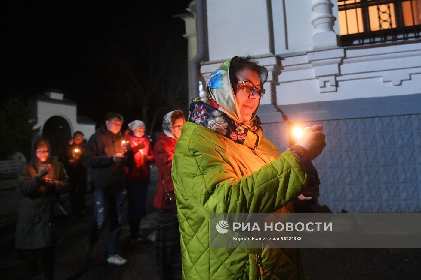 Пасхальное богослужение в регионах России