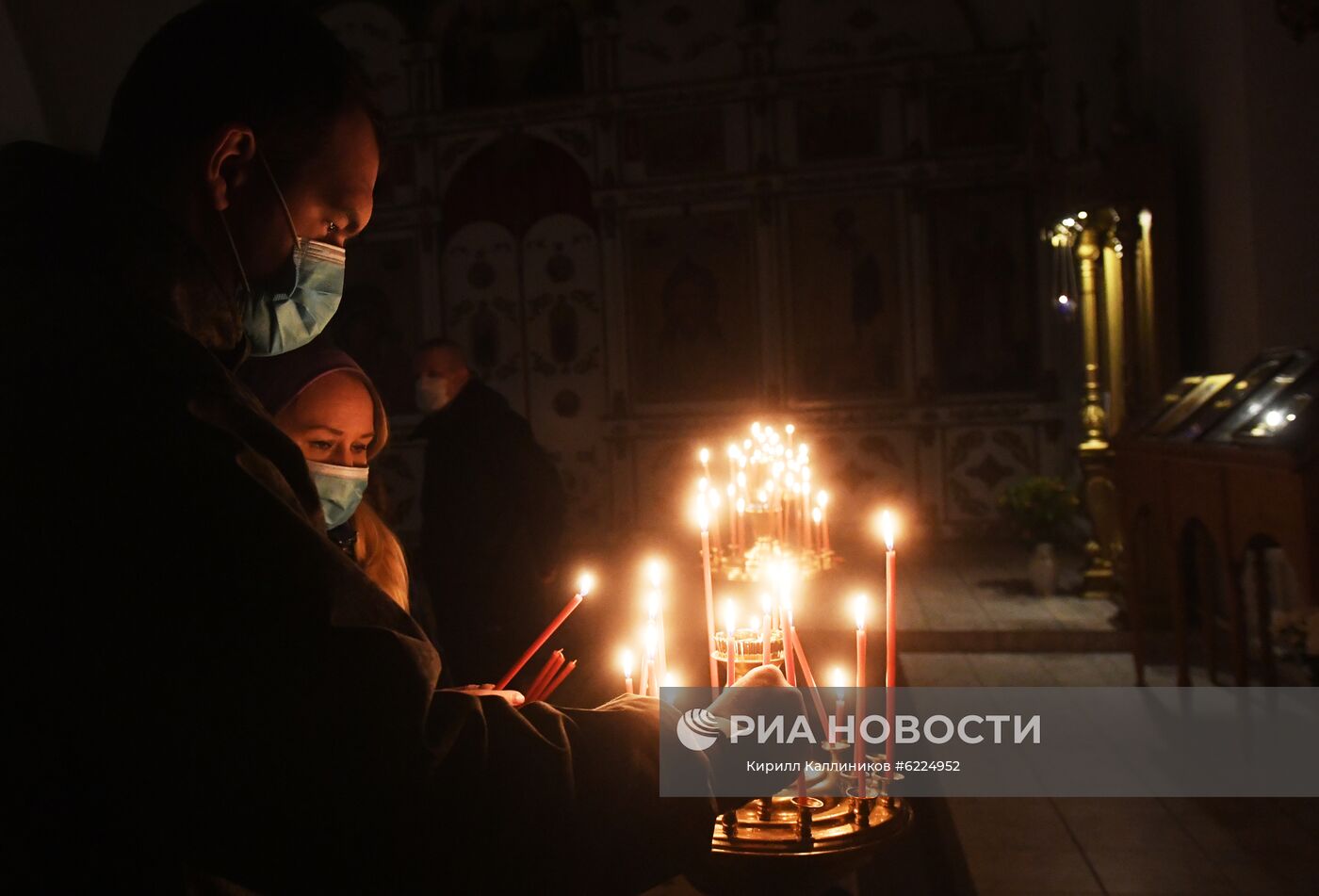 Пасхальное богослужение в регионах России