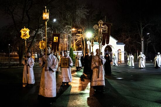 Пасхальные богослужения в регионах России