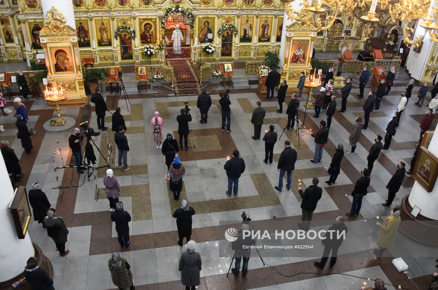 Пасхальные богослужения в регионах России