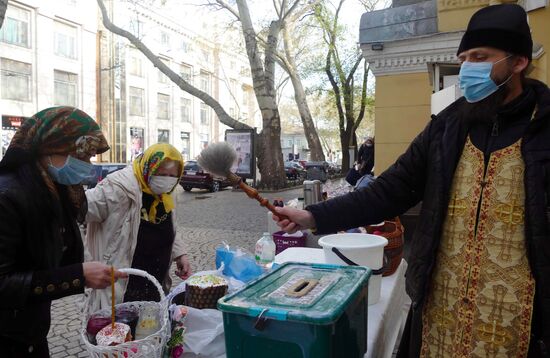 Празднование Пасхи в Одессе