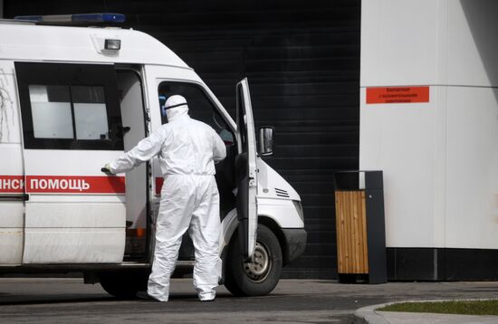 Карантинный центр в Коммунарке