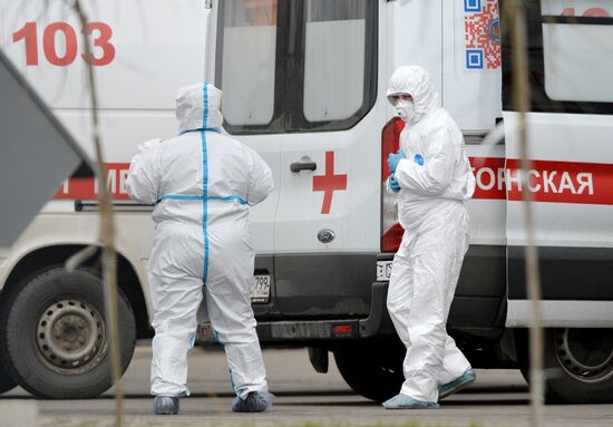 Карантинный центр в Коммунарке