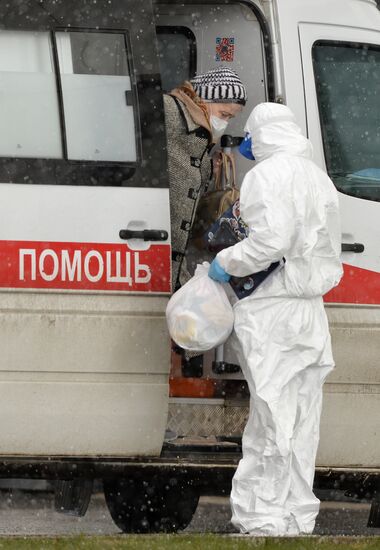 Карантинный центр в Коммунарке