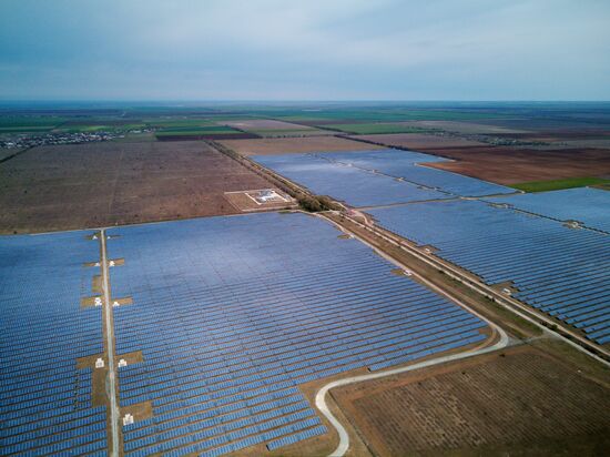 Солнечная электростанция в Крыму
