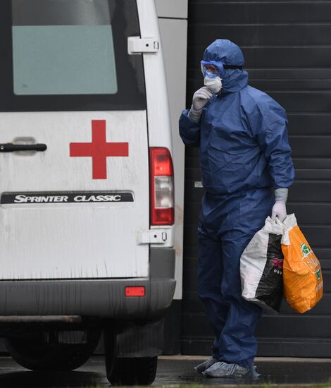 Карантинный центр в Коммунарке